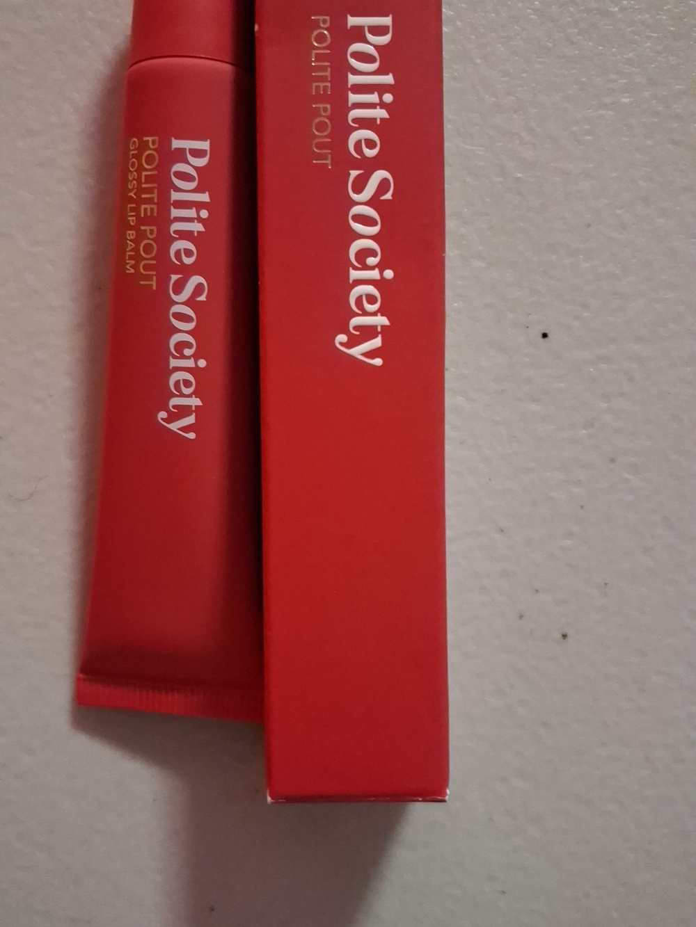 Polite Society Polite Pout Glossy Lip Balm 15g 0.5oz New in Box